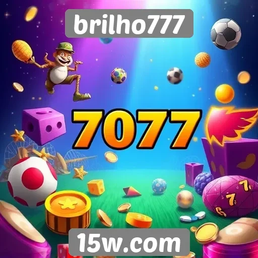 Variedade de jogos disponíveis na plataforma brilho777